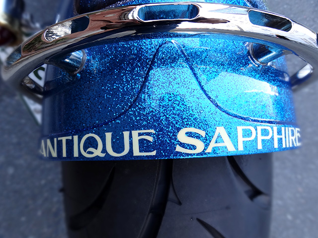 FATECH Custom Harley Davidson "ANTIQUE SAPPHIRE"