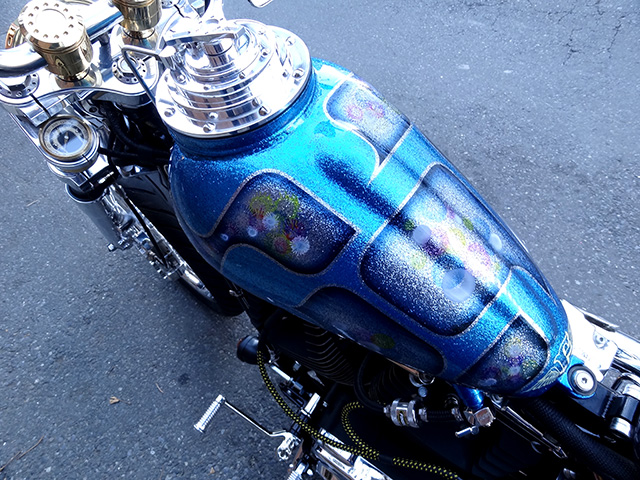 FATECH Custom Harley Davidson "ANTIQUE SAPPHIRE"
