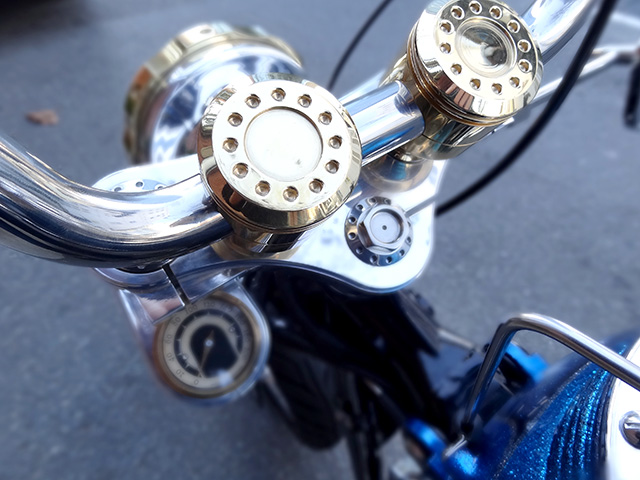 FATECH Custom Harley Davidson "ANTIQUE SAPPHIRE"