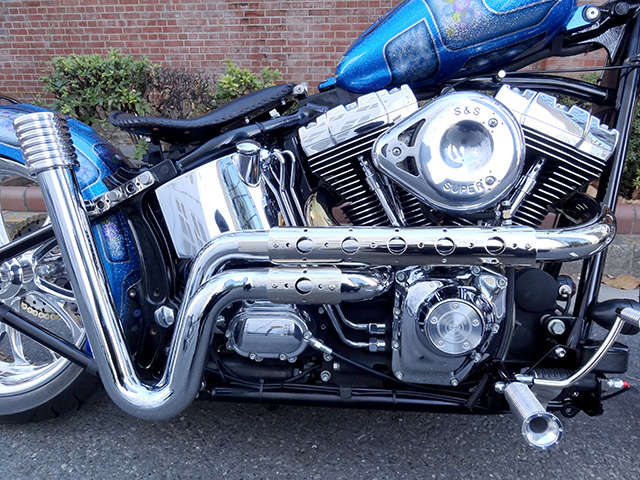 FATECH Custom Harley Davidson "ANTIQUE SAPPHIRE"