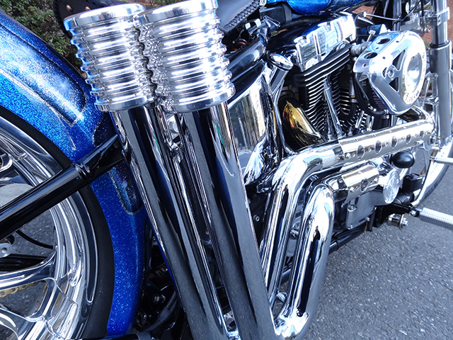 FATECH Custom Harley Davidson "ANTIQUE SAPPHIRE"